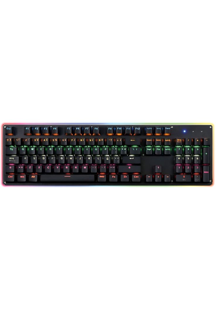 Teclado Mecanico Retro Iluminado RGB Rx0004 para PC PS X-BOX-1