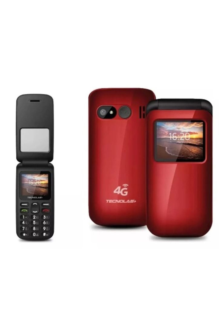 Teléfono Senior Adulto Mayor Almeja Red 4G 456R-2
