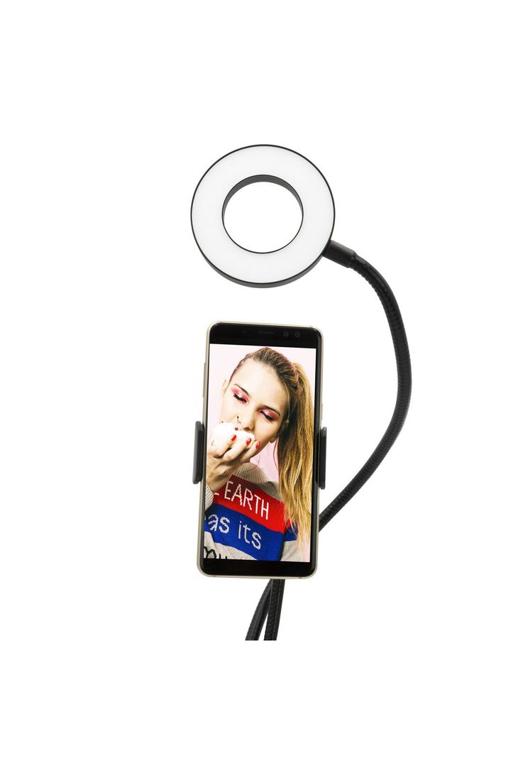 Aro de Luz para Streaming con Soporte Tipo Clip SR134 Pro-6