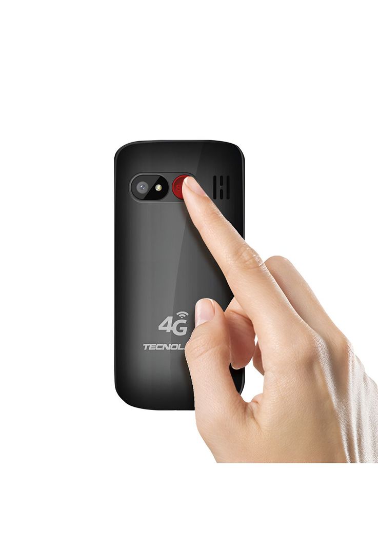 Teléfono Senior Adulto Mayor Tipo Almeja Modo S.O.S 4G 456BK-1