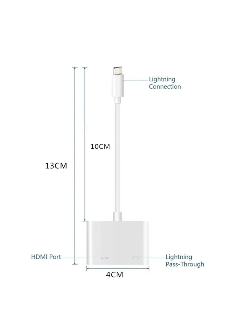 Adaptador Lightning A HDMI para iPhone / iOS/ iPad TL-113-8