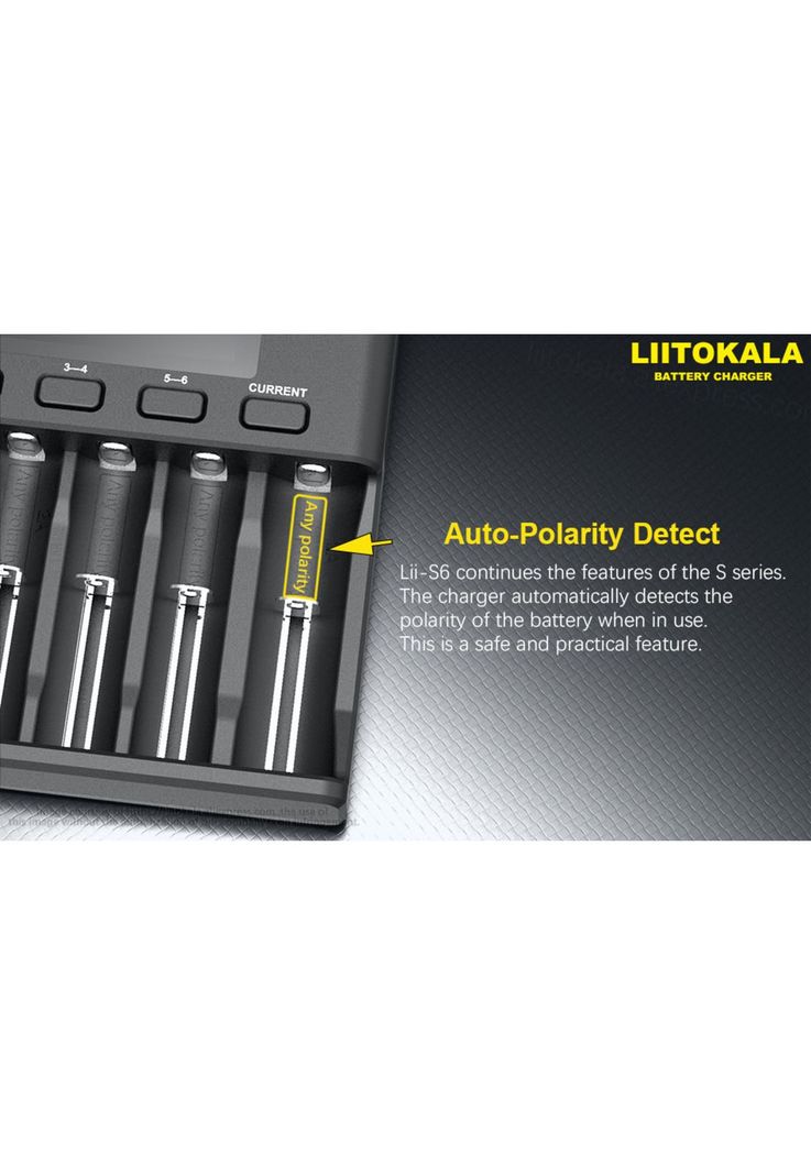 Cargador de Pilas Universal Carga Rápida para 6 Pilas TL110-9