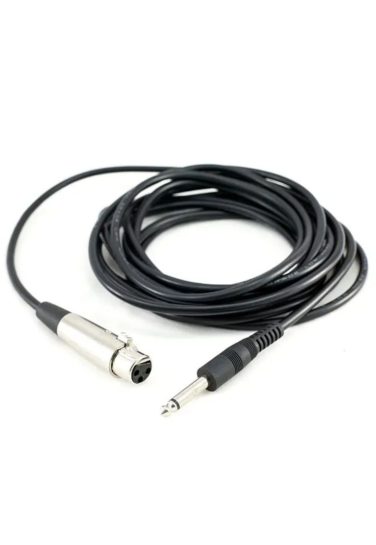 Cable De Audio para Micrófono 6.3mm a XLR Hembra 5m GC170-4