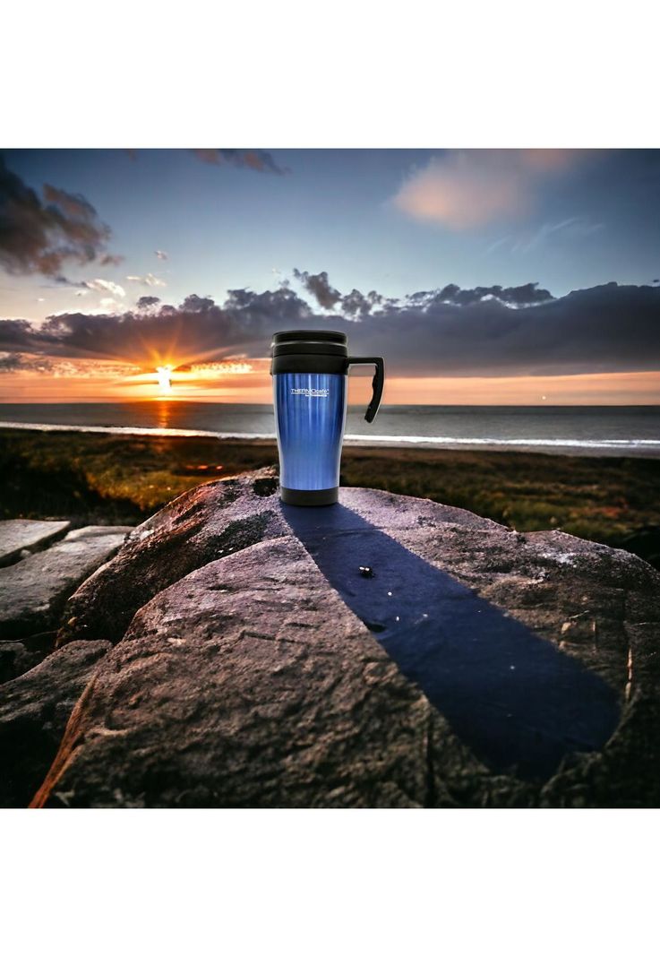 Vaso Térmico de Acero Inoxidable MUG 420 ML Thermos - Azul-4