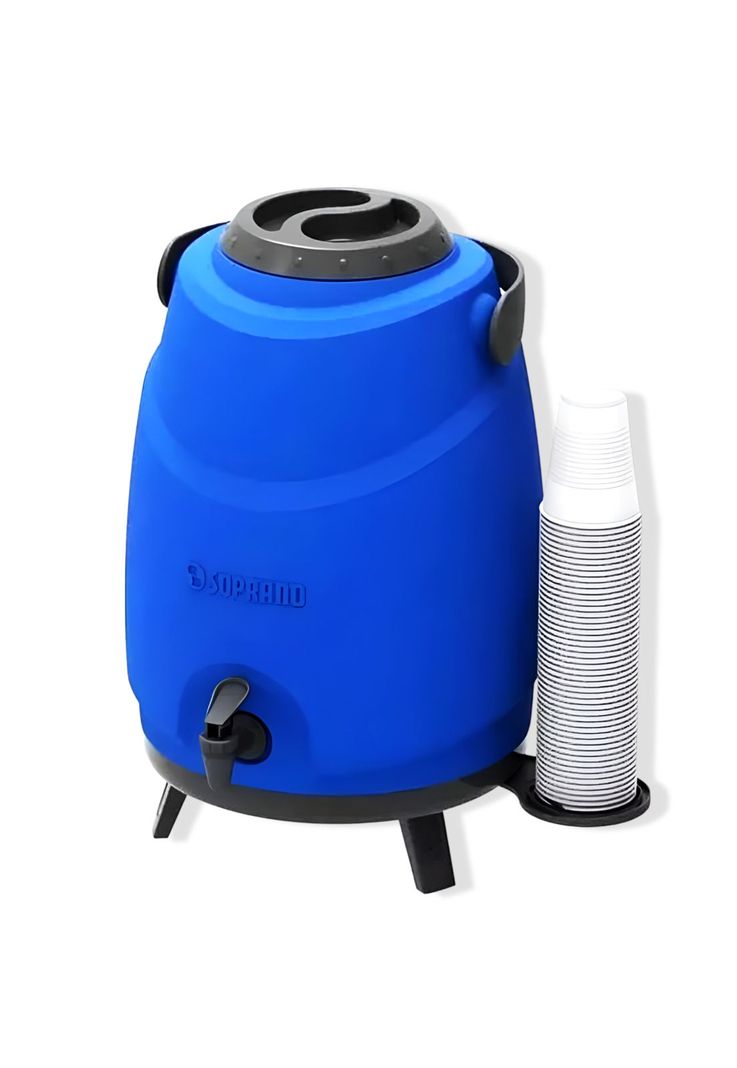 Maxi Termo 12 Litros Soprano Azul para Agua Fria y Caliente-0