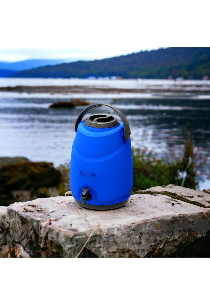 Maxi Termo 12 Litros Soprano Azul para Agua Fria y Caliente-4