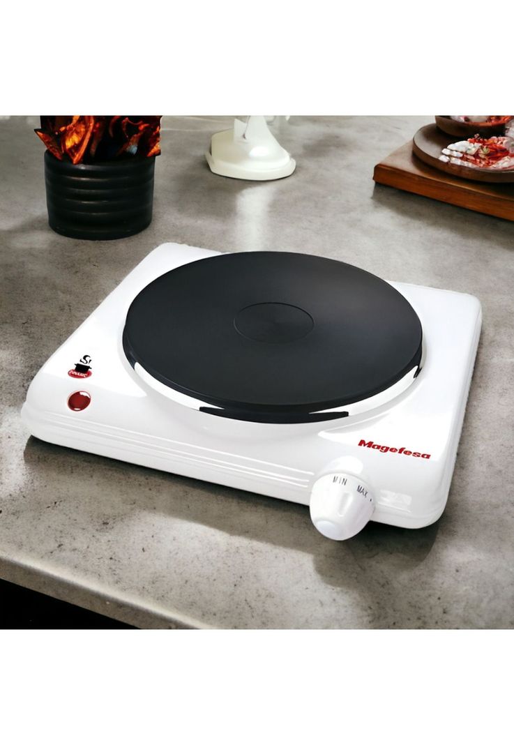 Cocina Electrica Magefesa Dinamic Inox Single MGF8012 1500w-1