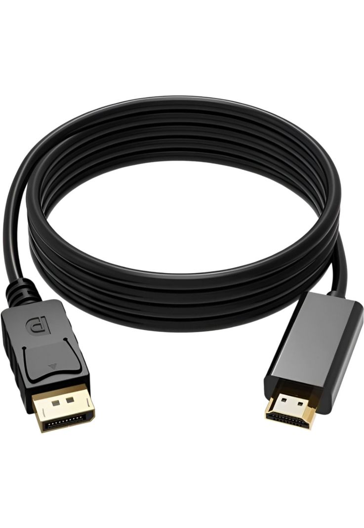 Cable DisplayPort DP a HDMI 4K Ultra HD 1.8m Reforzado-0