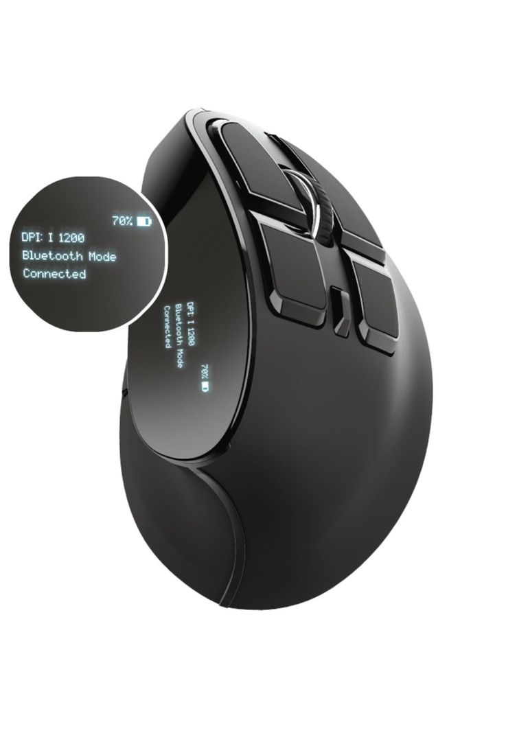 Mouse Ergonomico Profesional Trust Voxx Bluetooth Recargable-1