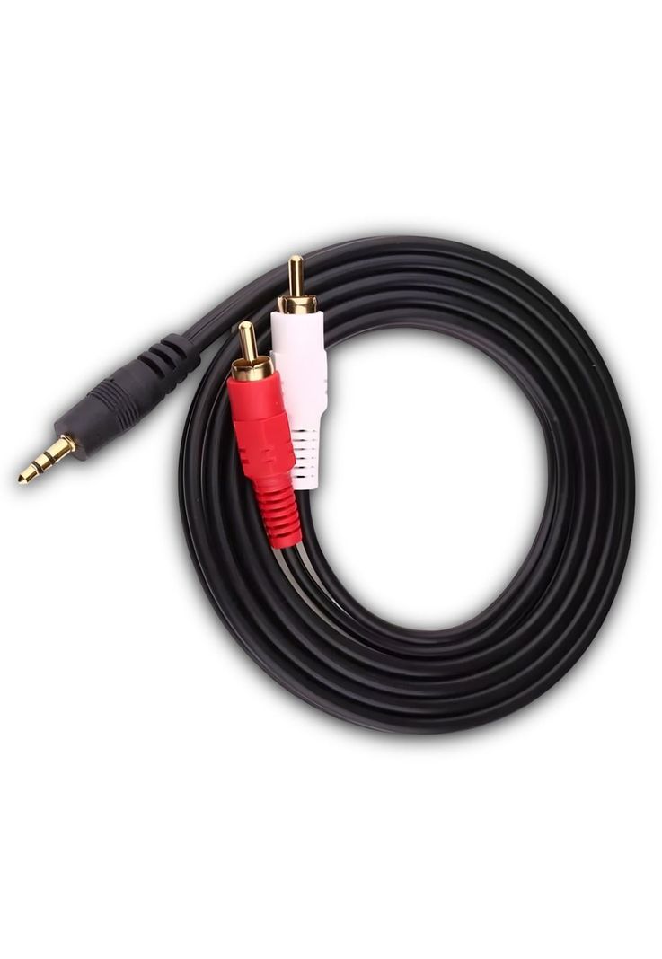 Cable De Audio (2X1) Jack 3.5mm a RCA 3 MT Ulink Deluxe Line-0