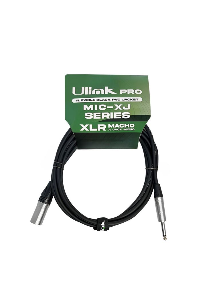 Cable de Audio XLR Macho a Jack 6,3mm Profesional 10 Metros-1