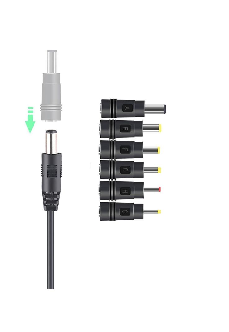 Eliminador de Pilas 12V/2A Regulable + Plug Universales CH24-1