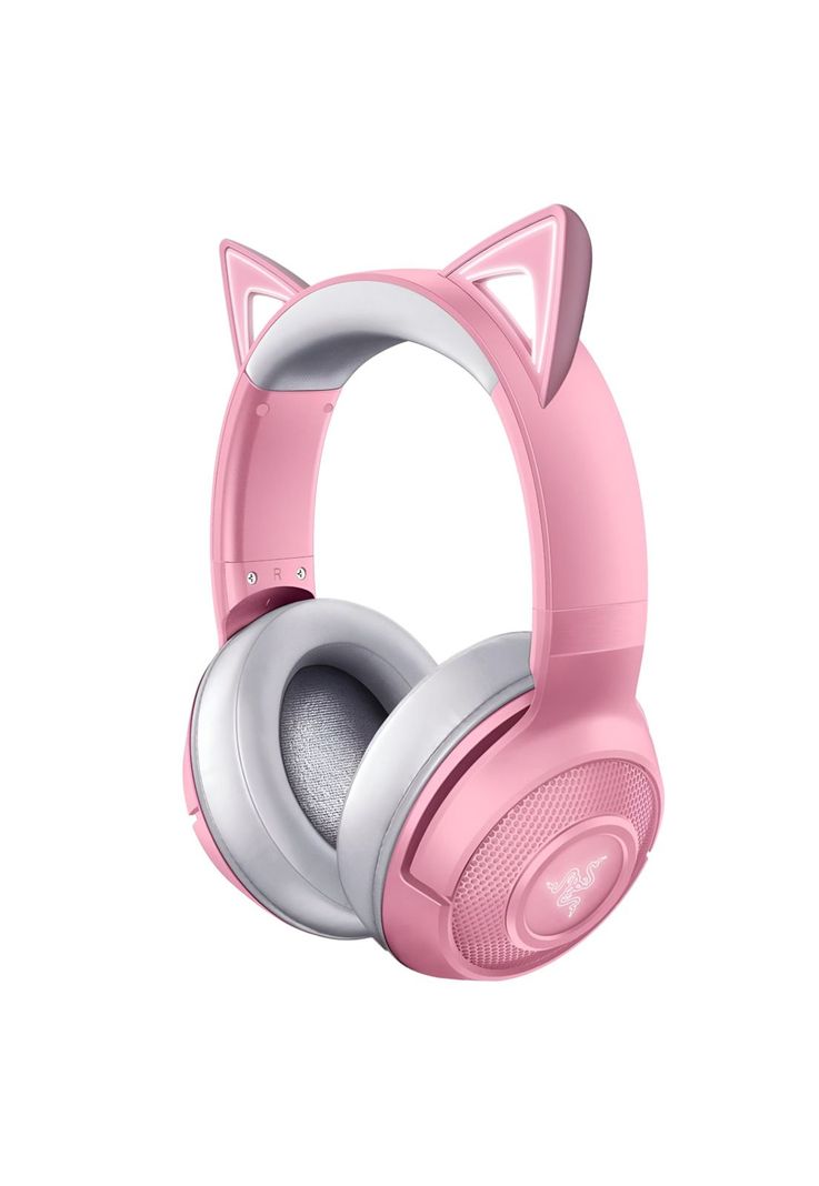 Audifonos Razer Rosado Kraken Bluetooth Kitty Gamer Edition-0