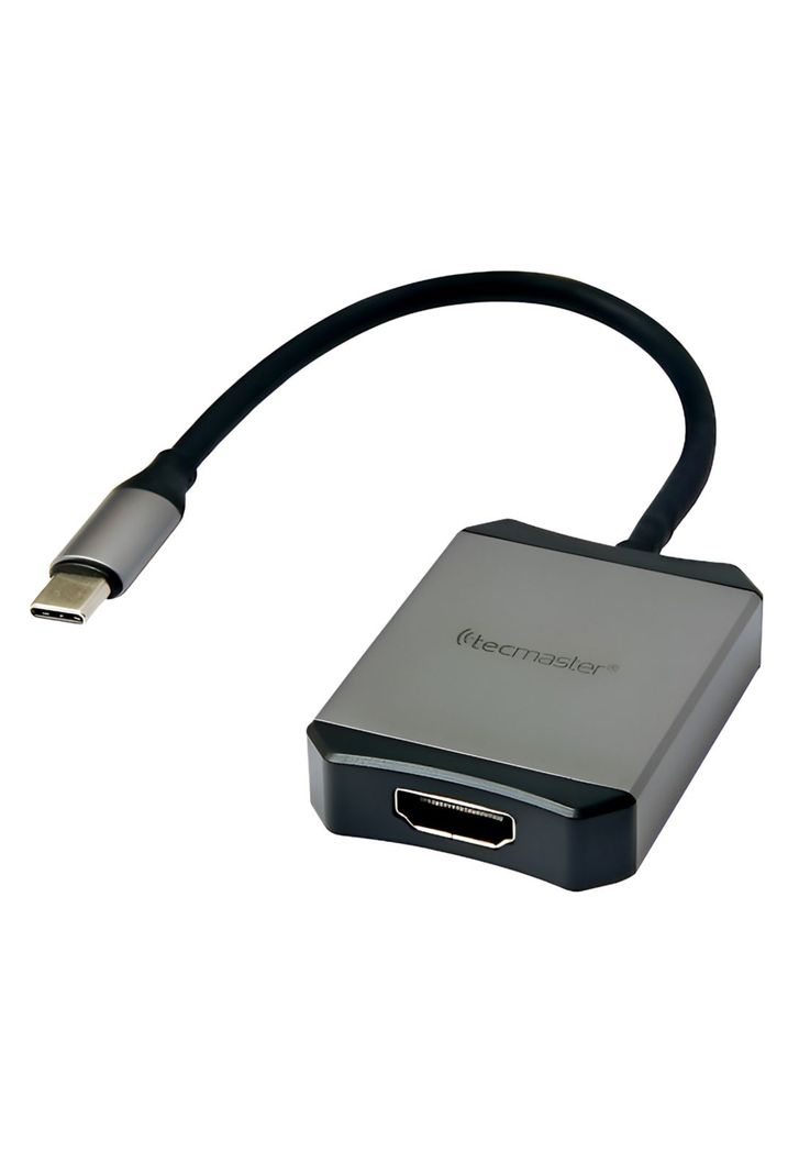 Adaptador Type-C a HDMI Hembra 4K 60Hz Tecmaster TM-100540-0