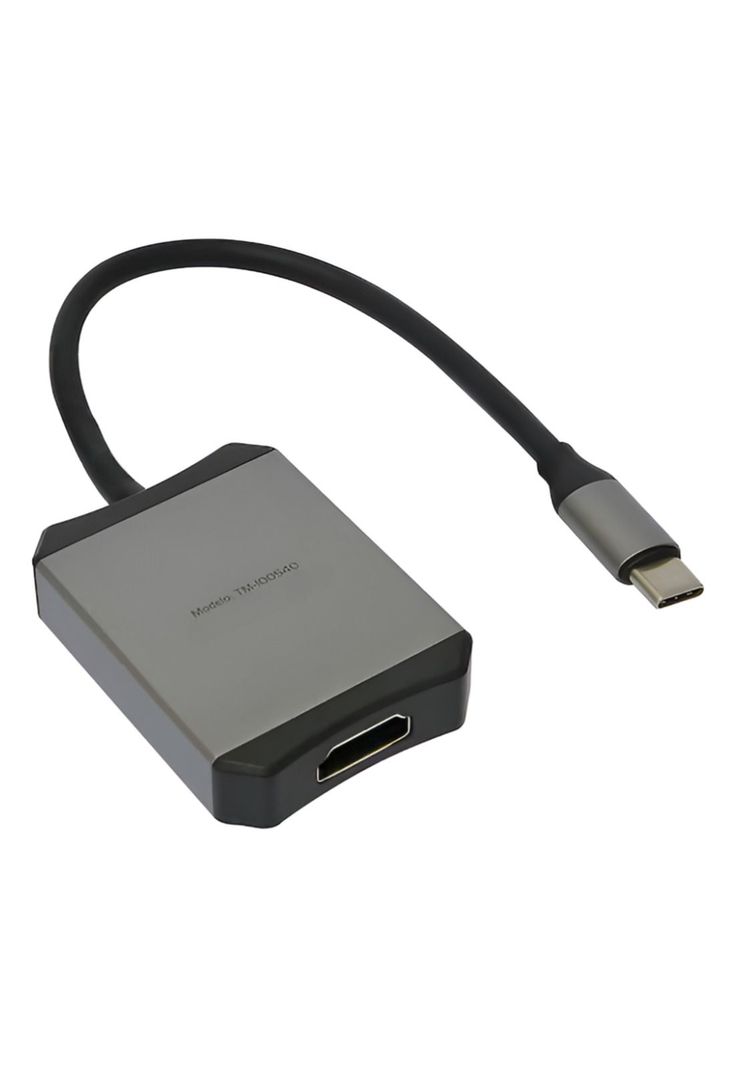 Adaptador Type-C a HDMI Hembra 4K 60Hz Tecmaster TM-100540-1