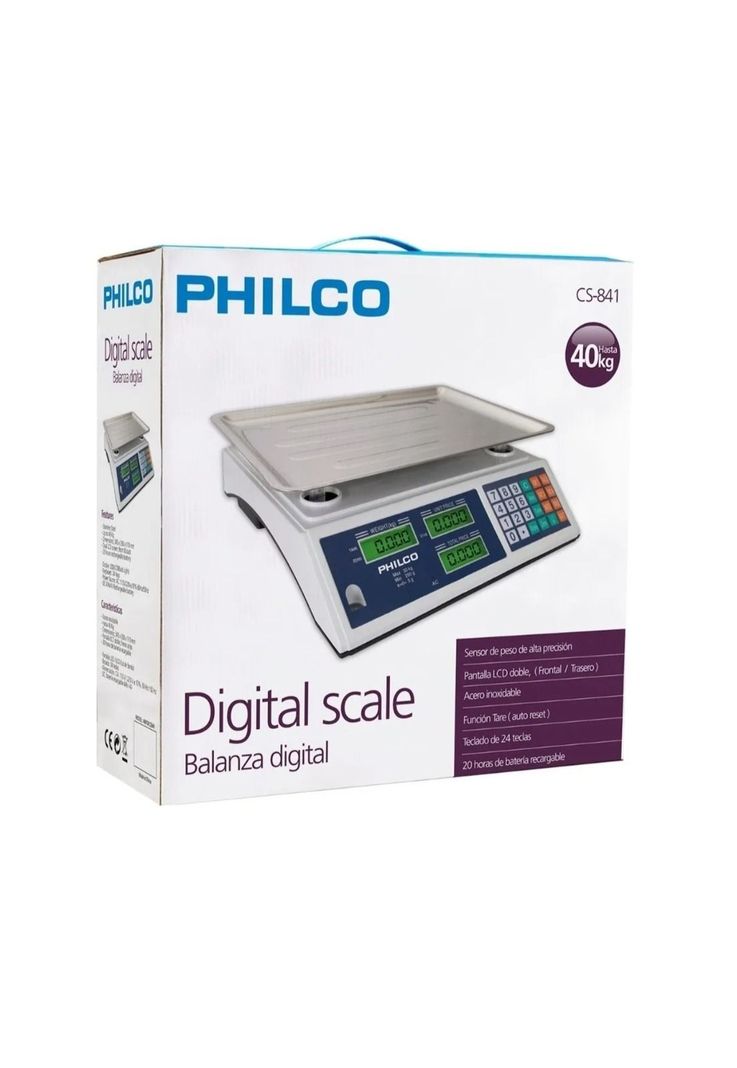 Pesa Balanza Tipo Almacén Digital Pro Pymes 40 KG Max 841-8