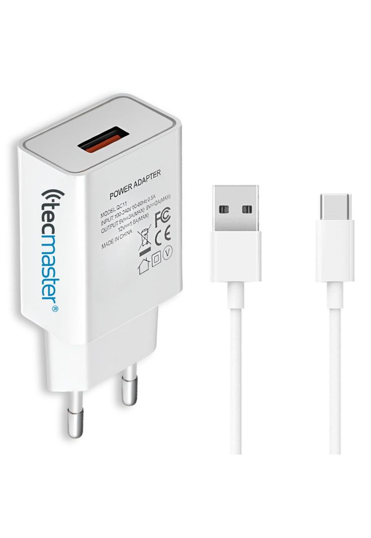 Cargador USB-C Quick Charge Smart Line 3A 18W SEC TM-200516-0