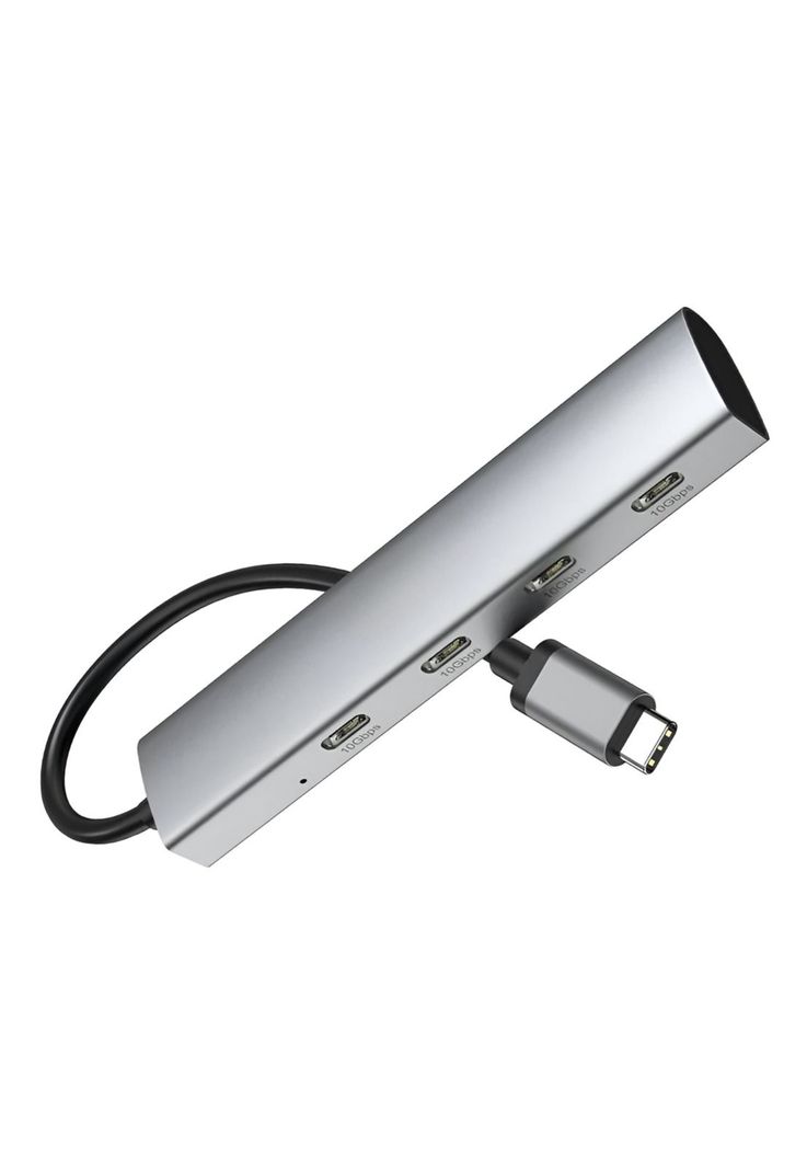 HUB USB-C 3.2 Aluminium 4 Puertos C Tecmaster TM-100554-5