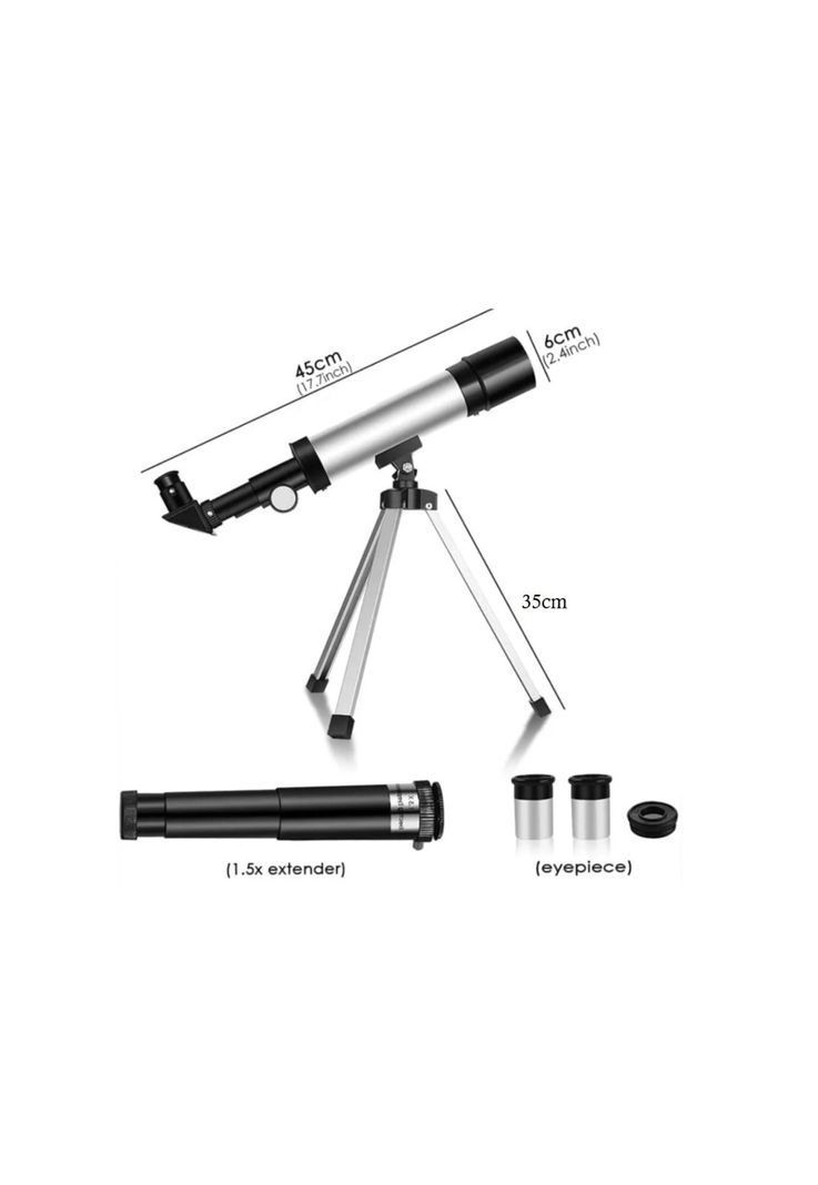 Telescopio Astronómico Monocular 90X HD de Aluminio TL-070-3