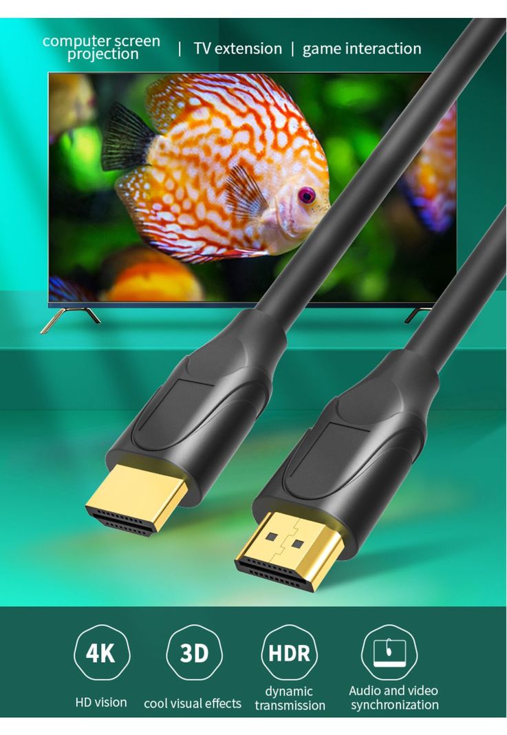 Cable HDMI Profesional 20MT Ulink v2.0 Ultra HD 4K 3D HDR+-3