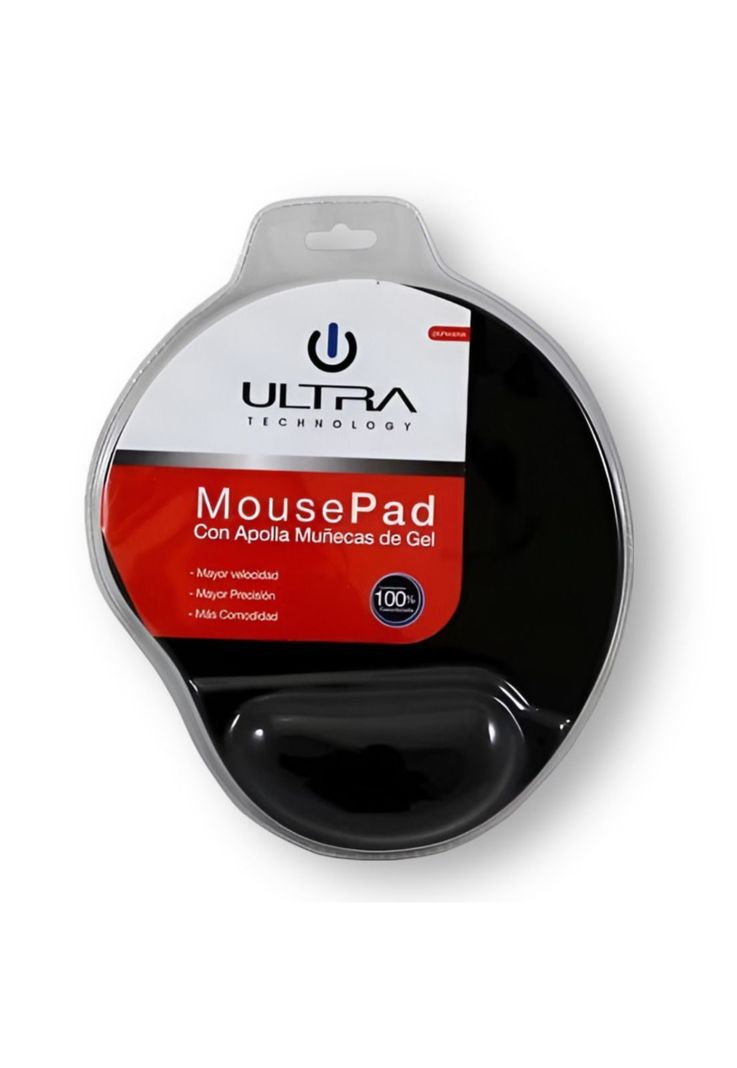Mouse Pad Ergonomico Con Apoya Muñecas Gel Ultra 00100-5