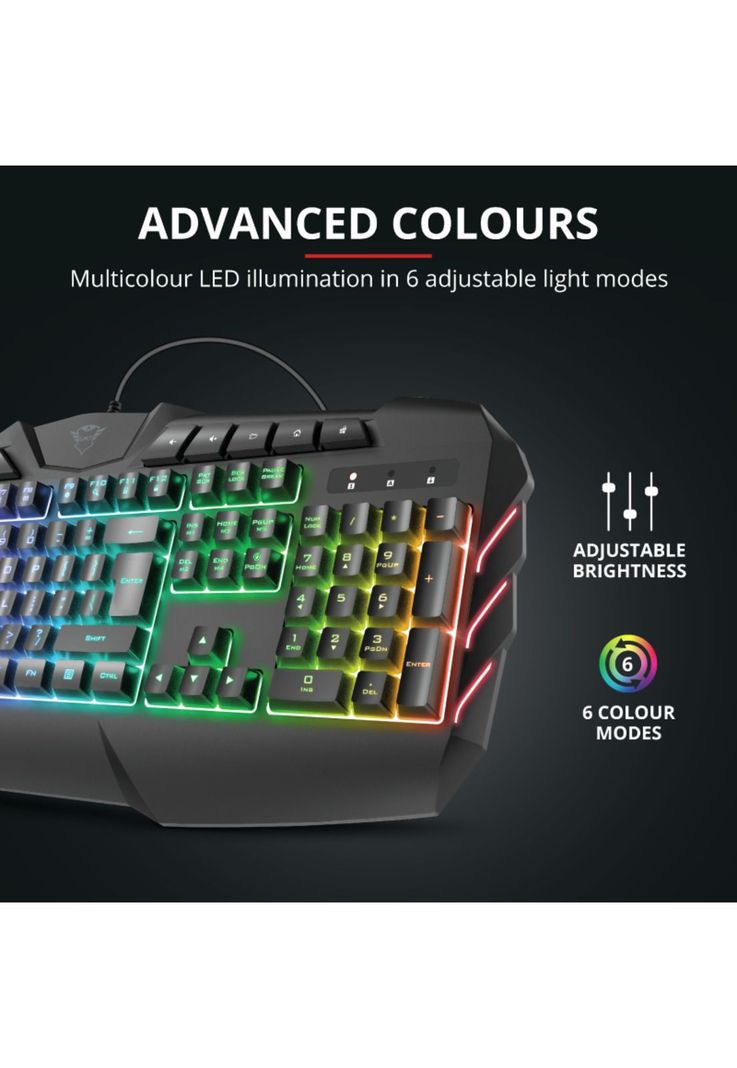 Teclado Gamer Multimedia Trust Gxt 881 Odyss Full RGB Hybrido-3