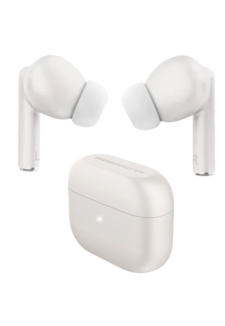 Audifonos Bluetooth TWS Energy Sistem Style 2 Perl Deep Bass 20Hrs Blanco
