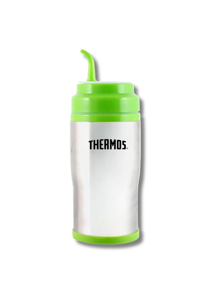 Termo Para Mate & Café de Acero Inoxidable 450ML - Verde-3