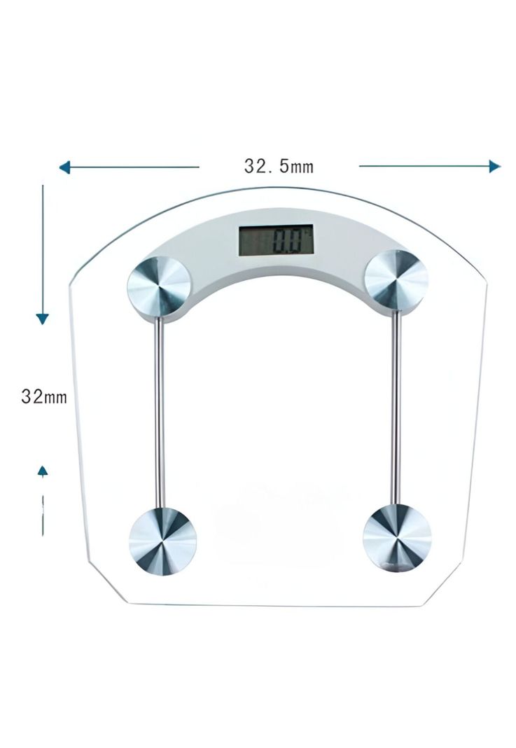 Bascula Digital de Vidrio Templado 180KG Max WS36T-2