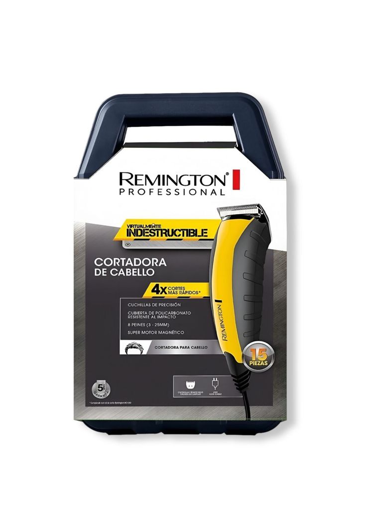 Cortadora De Cabello Remington HC5850 Indestructible 15 Pcs-0