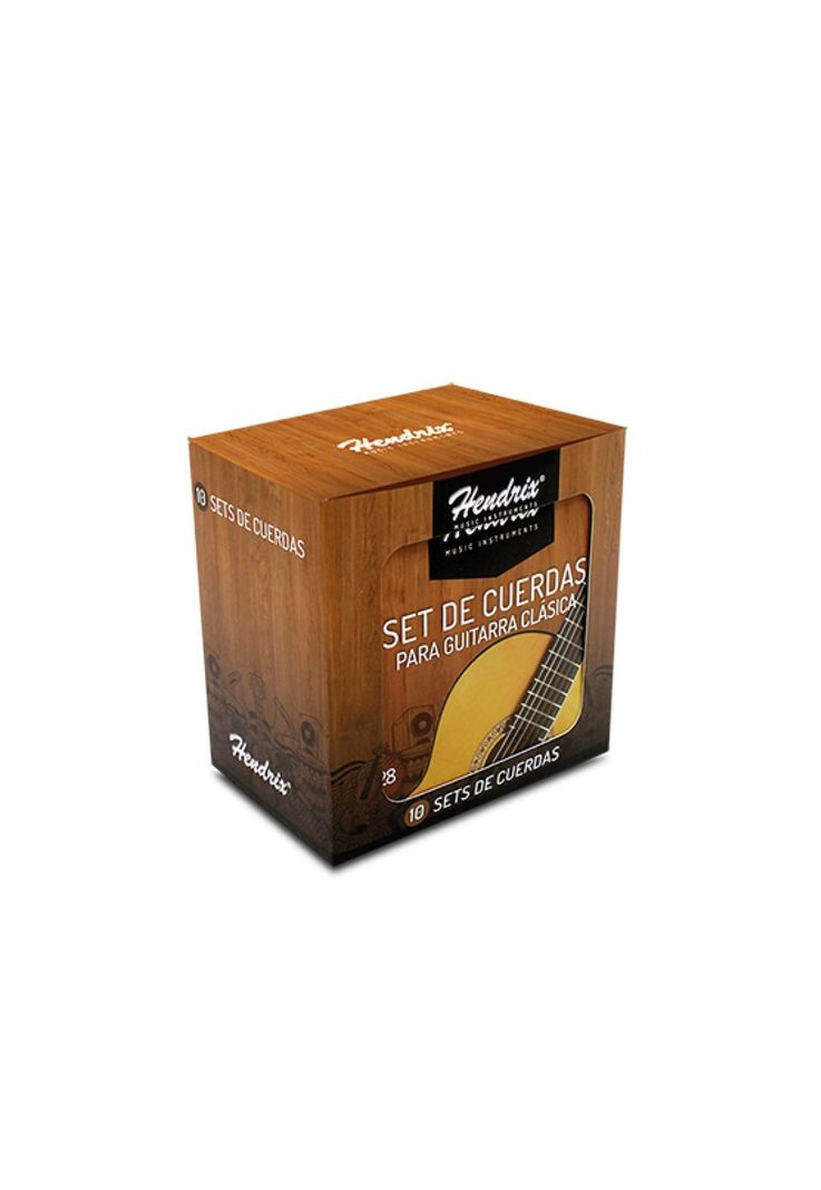 Cuerda De Guitarra Clasica Hendrix Nylon Cristal 0.28 Hx0037-4