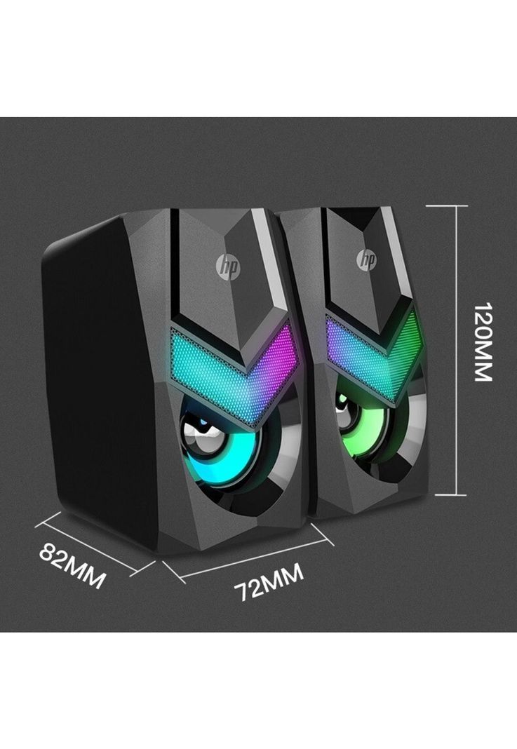 Parlante USB HP Multimedia con Iluminación RGB DHE-6000-4