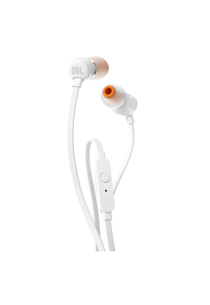 Audífonos JBL T110 Blanco con Manos Libre Tecnología Hi Bass-1