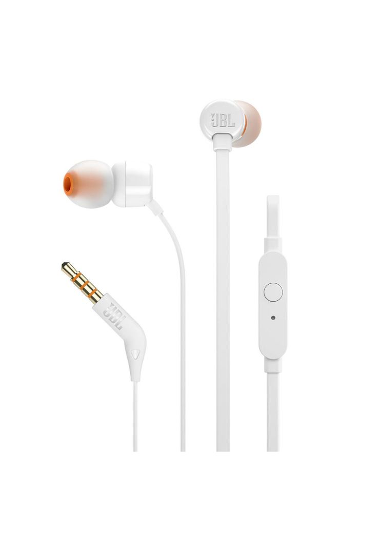 Audífonos JBL T110 Blanco con Manos Libre Tecnología Hi Bass-5