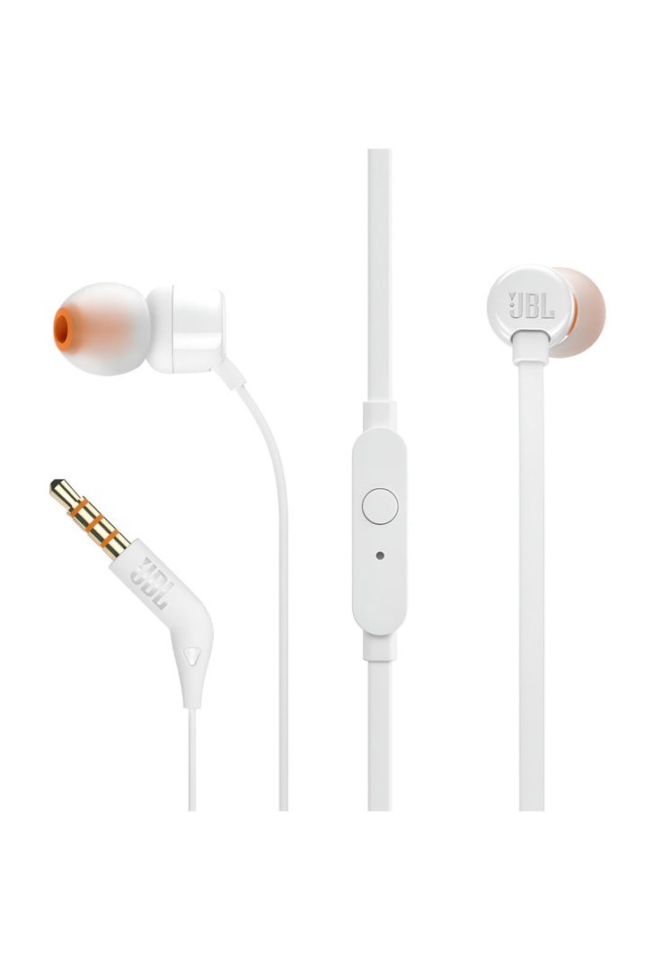 Audífonos JBL T110 Blanco con Manos Libre Tecnología Hi Bass-7