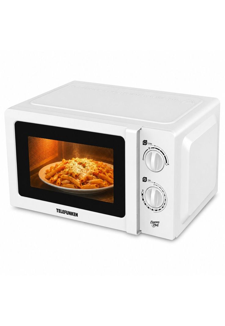 Microondas Express Chef Analogo 20 Litros 700W TFK-20A SEC Blanco