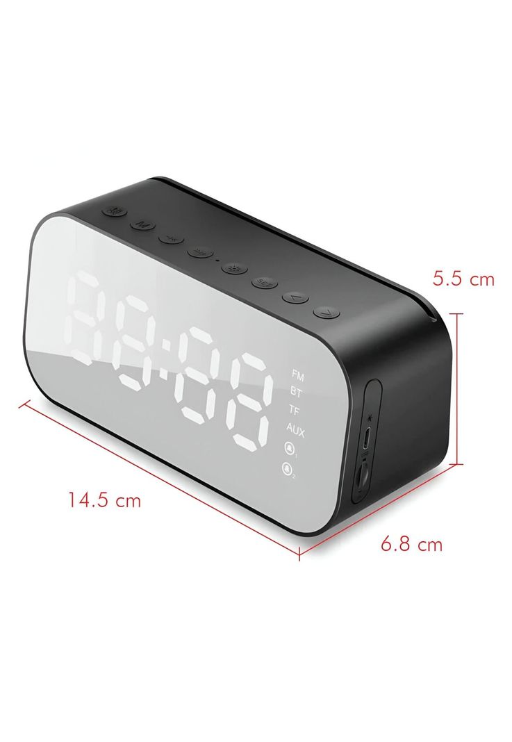 Parlante Bluetooth Havit con Despertador/ Termometro/ Radio-4