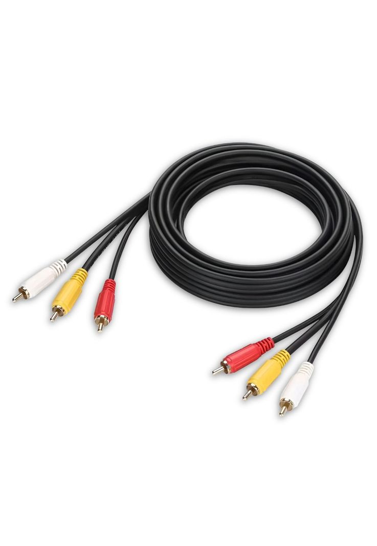 Cable De Audio 3X3 3Rca A 3Rca 1.8 Mt Dblue Dbcav03 Negro