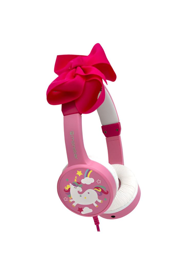 Audífonos de Unicornio para Niña Rosados Monster Ck02P-2