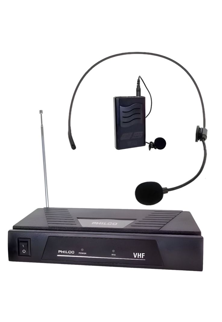 Kit Micrófonos Inalámbricos de Cintillo & Solapa Philco M210-1