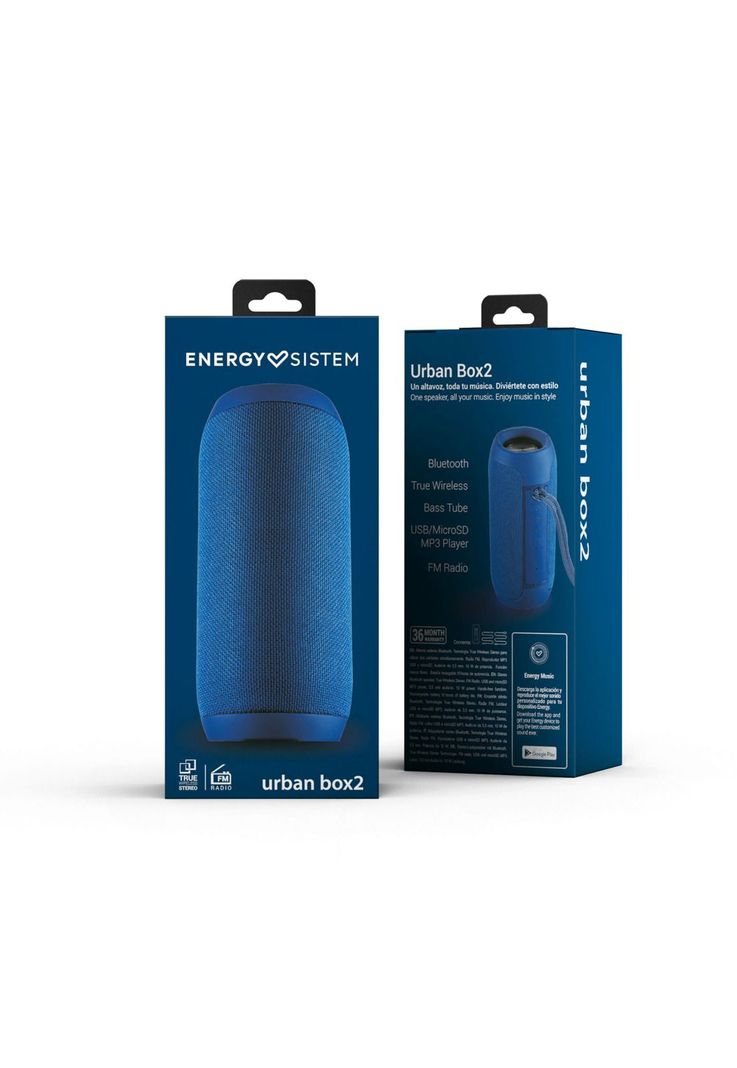 Parlante Energy Sistem Urban Box 2 Ocean 10W TWS BT 5 449354-3