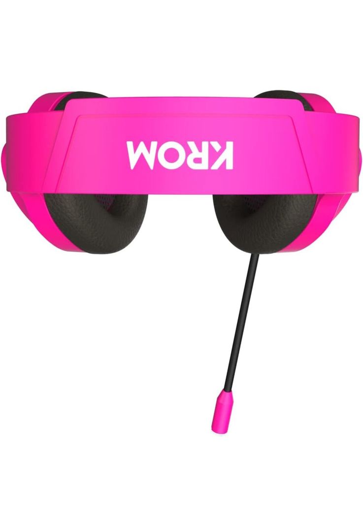 Audífonos Gamer de Barbie Rosados KROM KHALI Multiplataforma-5
