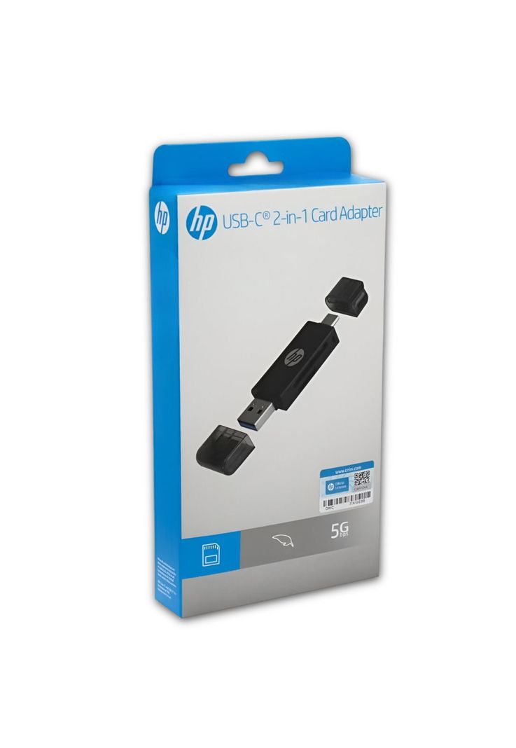 Lector de Memorias SD & Micro SD + Puerto USB C + USB HP 112-0