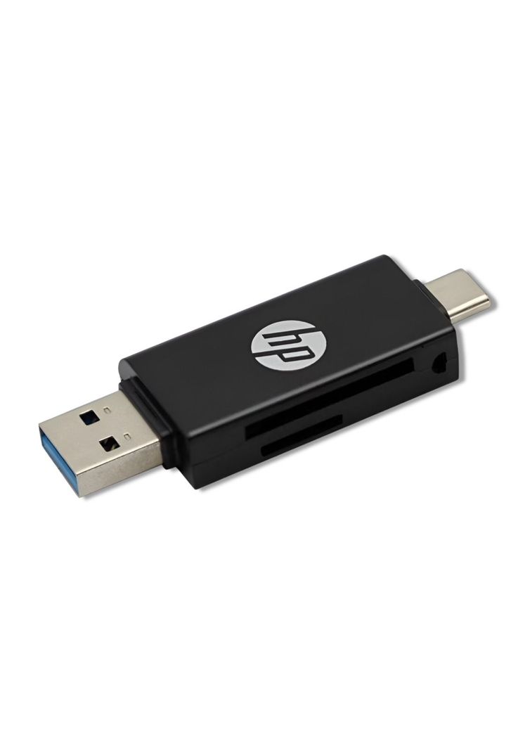 Lector de Memorias SD & Micro SD + Puerto USB C + USB HP 112-1