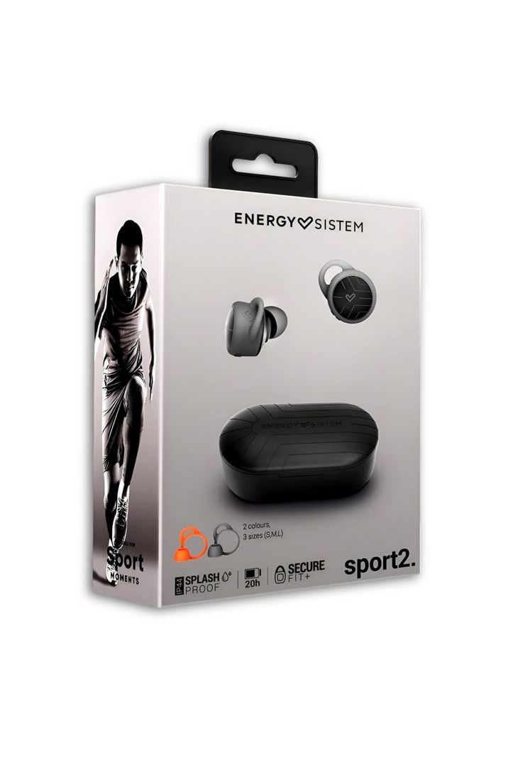 Audífonos Energy Sistem Earphones Sport2 TWS BT5 Secure Fit+-0