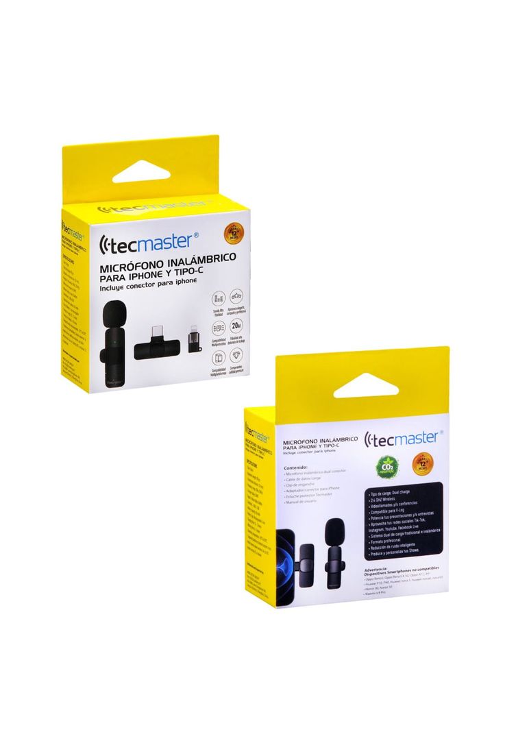 Microfono Inalámbrico HIFI para Smartphone Android & Iphone-7