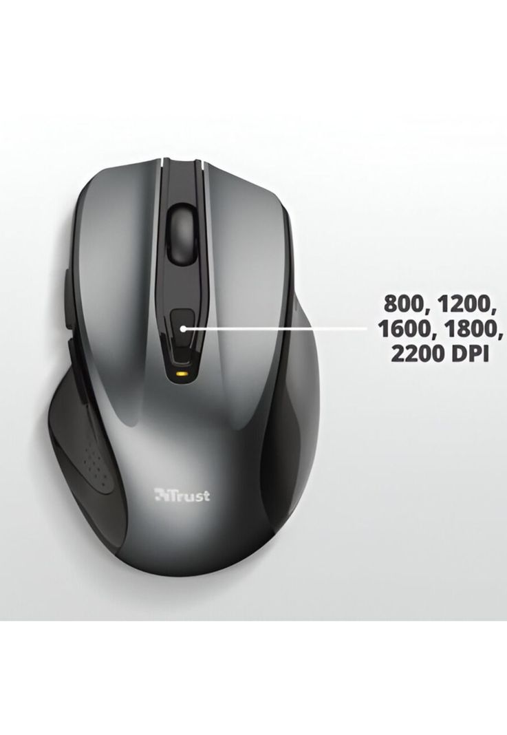 Mouse Trust Nito Wireless Ergonomic Enterprise Black Edition-3