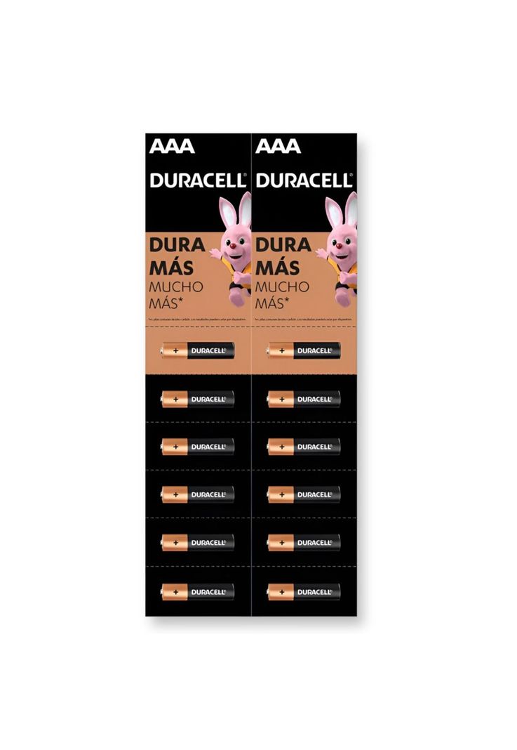 Pack 12 Pilas Duracell AAA Alcalina de Larga Duración-7