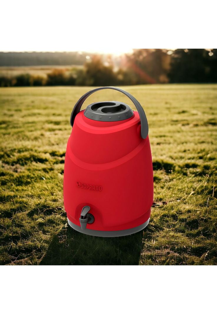 Maxi Termo 12 Litros Soprano Rojo para Agua Fria y Caliente-3