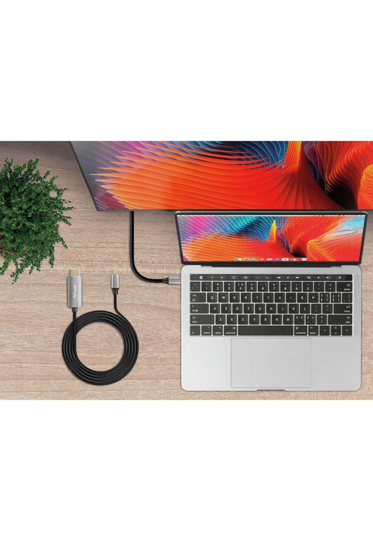 Cable HDMI a USB C Trust Calyx 4K Profesional 1.8m Hz-2